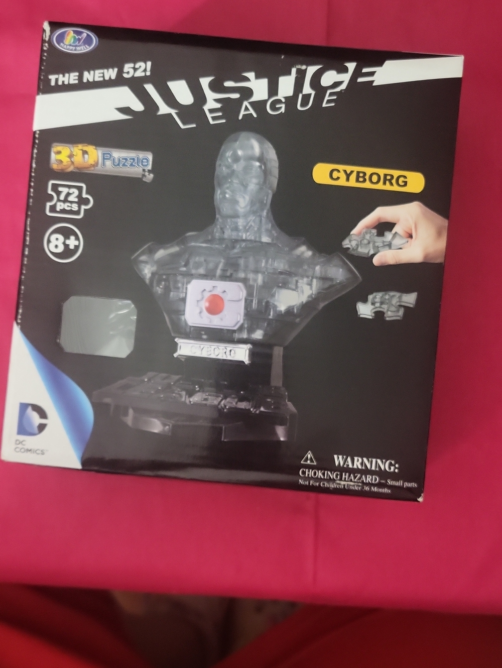 ORIGINALLY SEALED: Cyborg 3D Puzzle - Clear/Gray